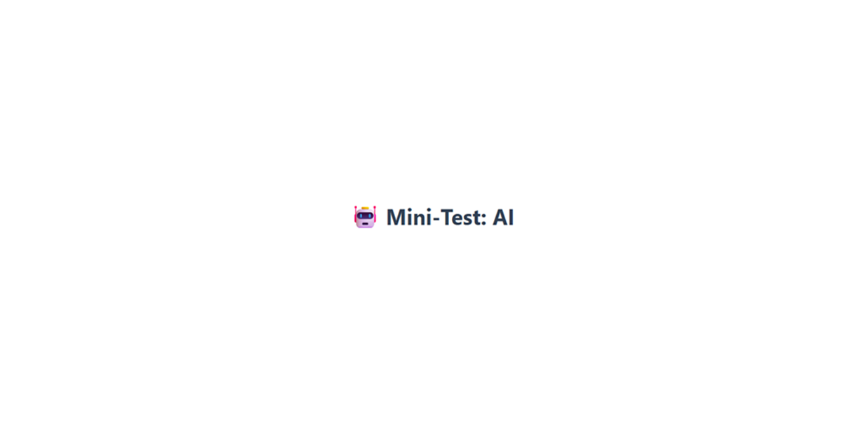 Mini-Test AI